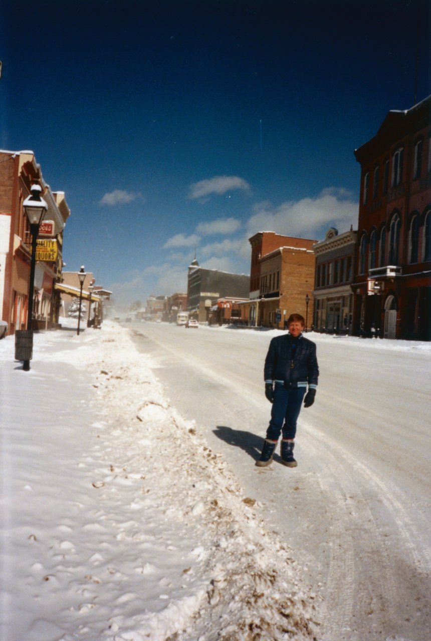 Adrian on Harrison Ave Leadville 1989